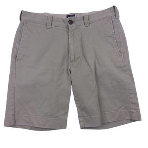 J. Crew Flex Gramercy Shorts Chinos 8.5" Ins Flat Front Beige/Tan Cotton Blend